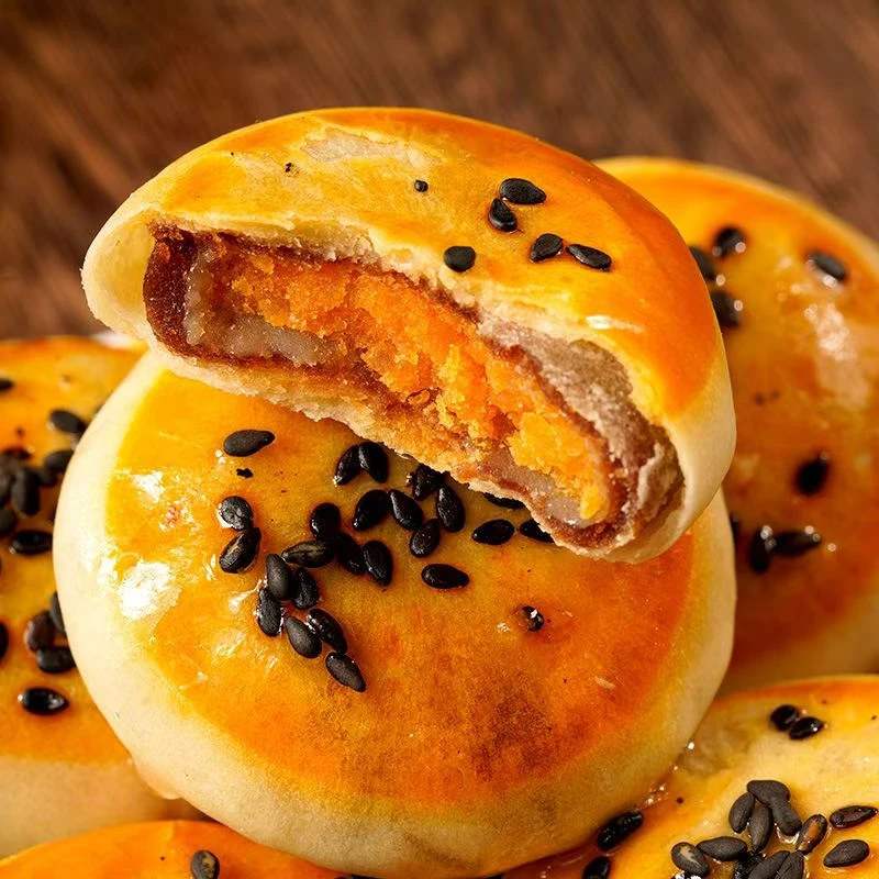 【50克*10个】咸蛋黄酥早餐网红小吃糕点休闲点心解馋小吃工厂直发x