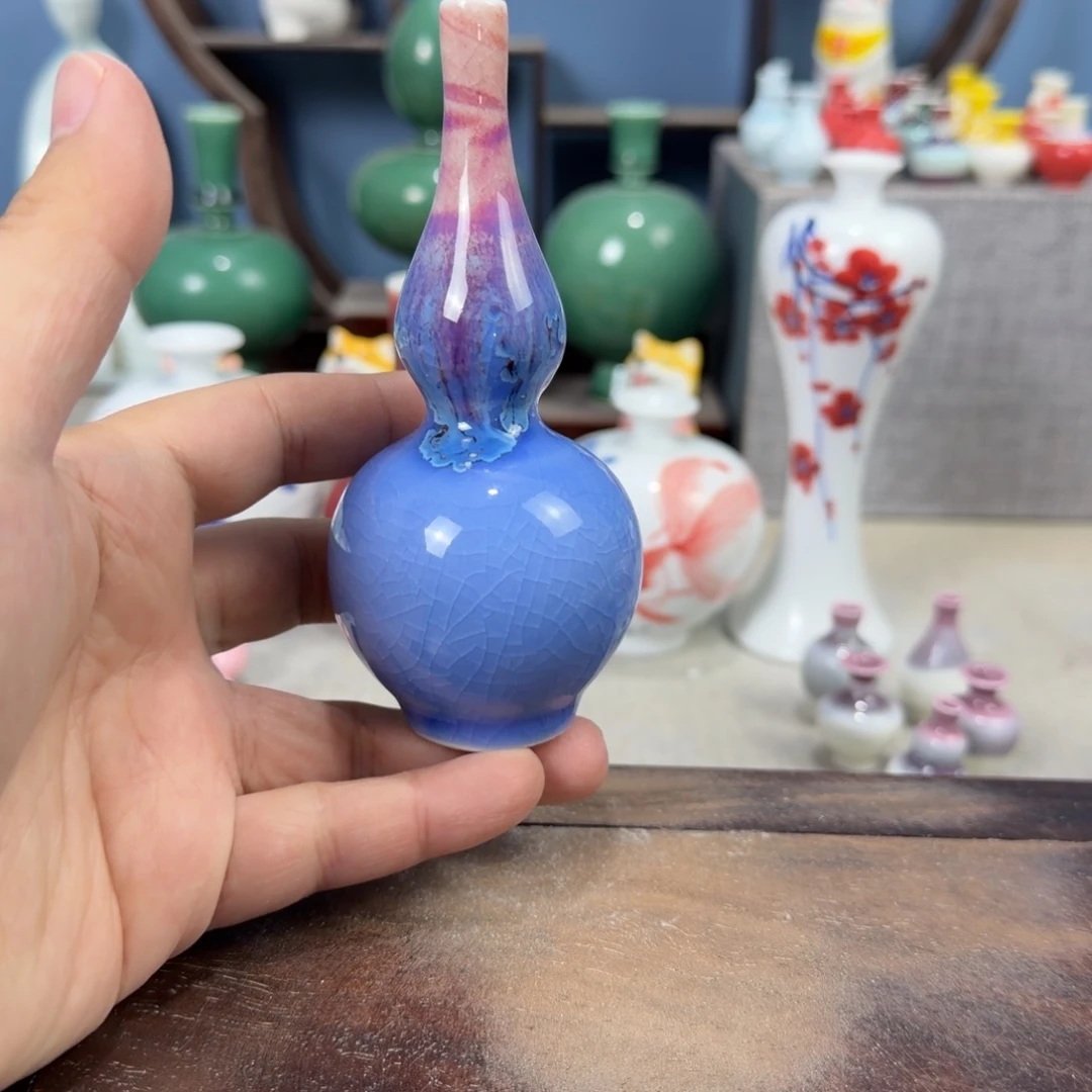 陶瓷手工小花器摆件