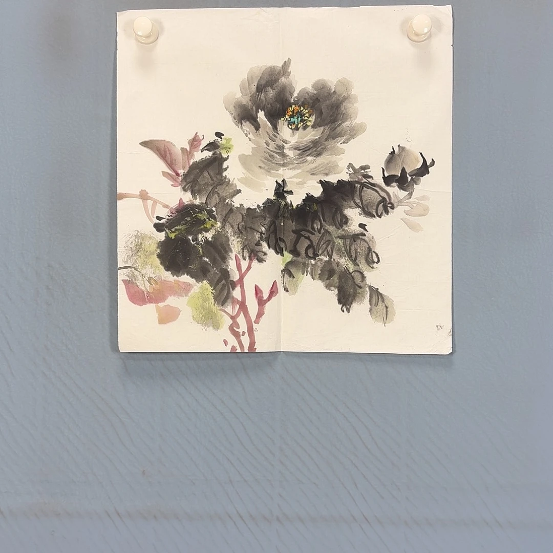 国画158 牡丹一如你初来乍