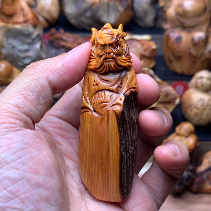 柏木（崖柏）崖柏陈化料手把件