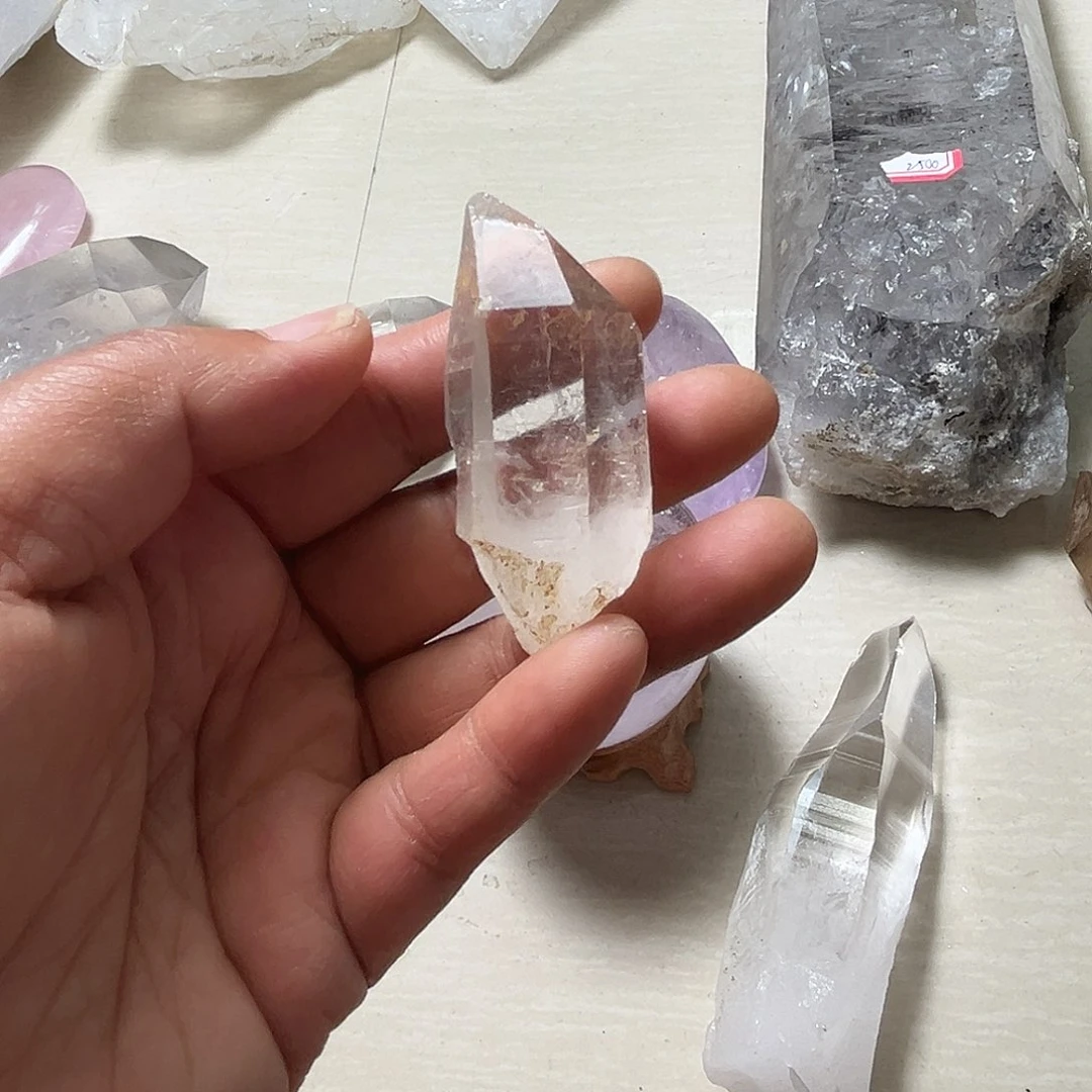 天然水晶原石未镶嵌水晶丶***丶