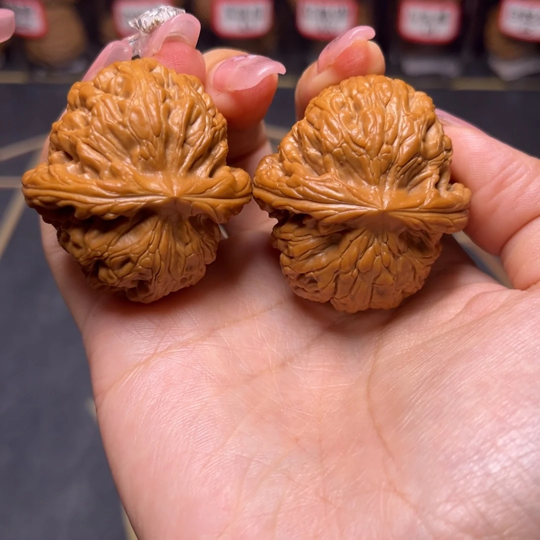 吊坠文玩核桃红锦鲤43.5