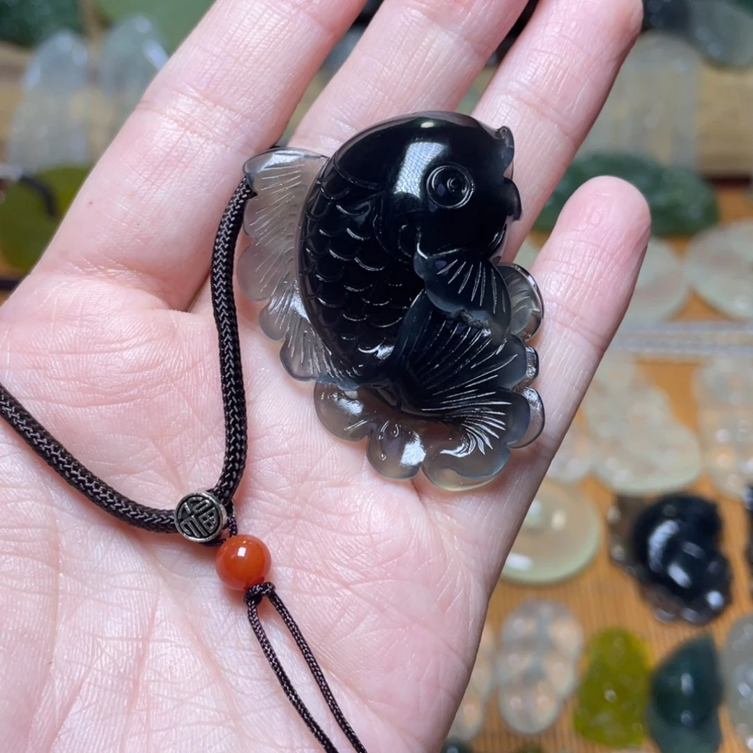 蛇纹石玉吊坠未镶嵌沙***的