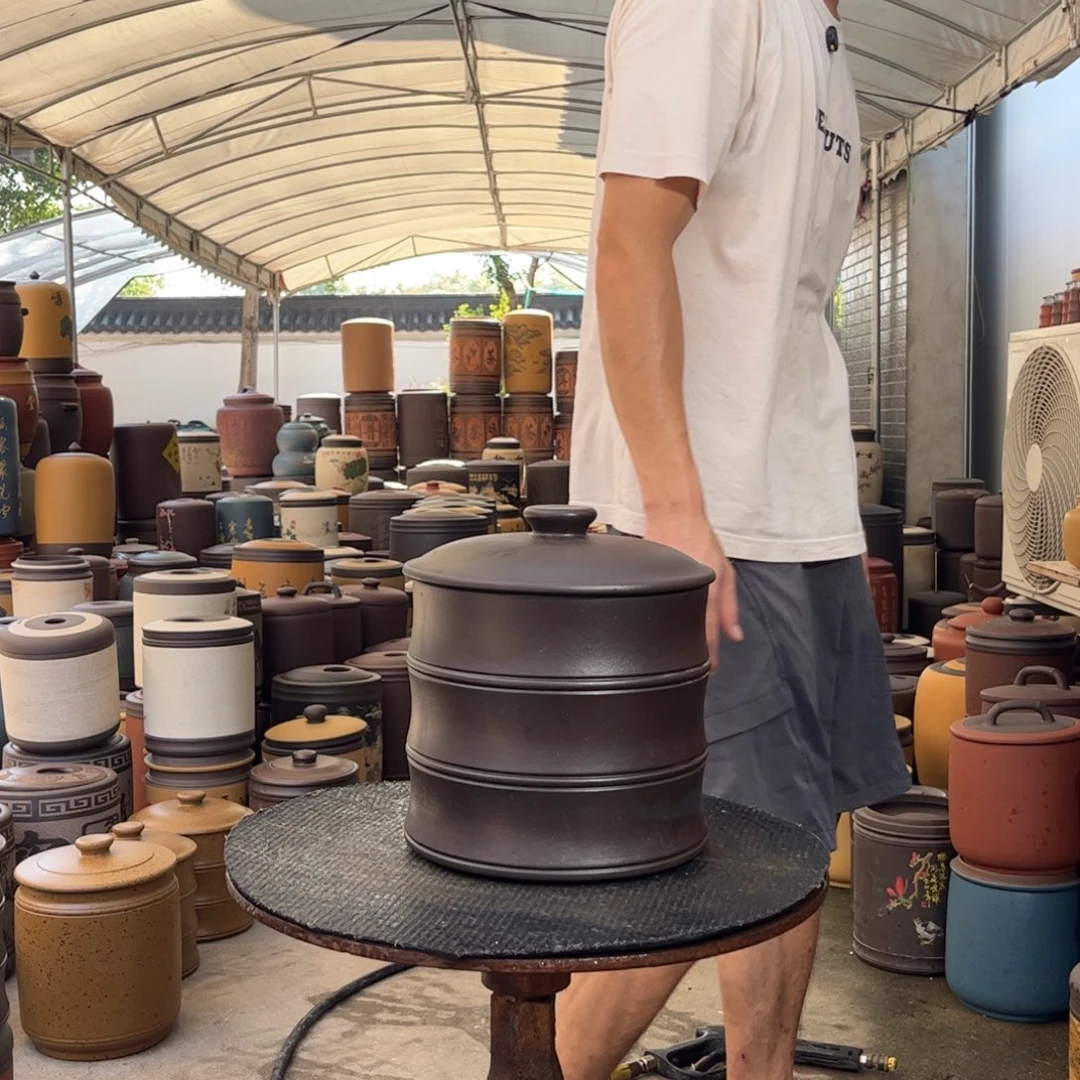 紫砂茶叶罐8 饼茶叶罐