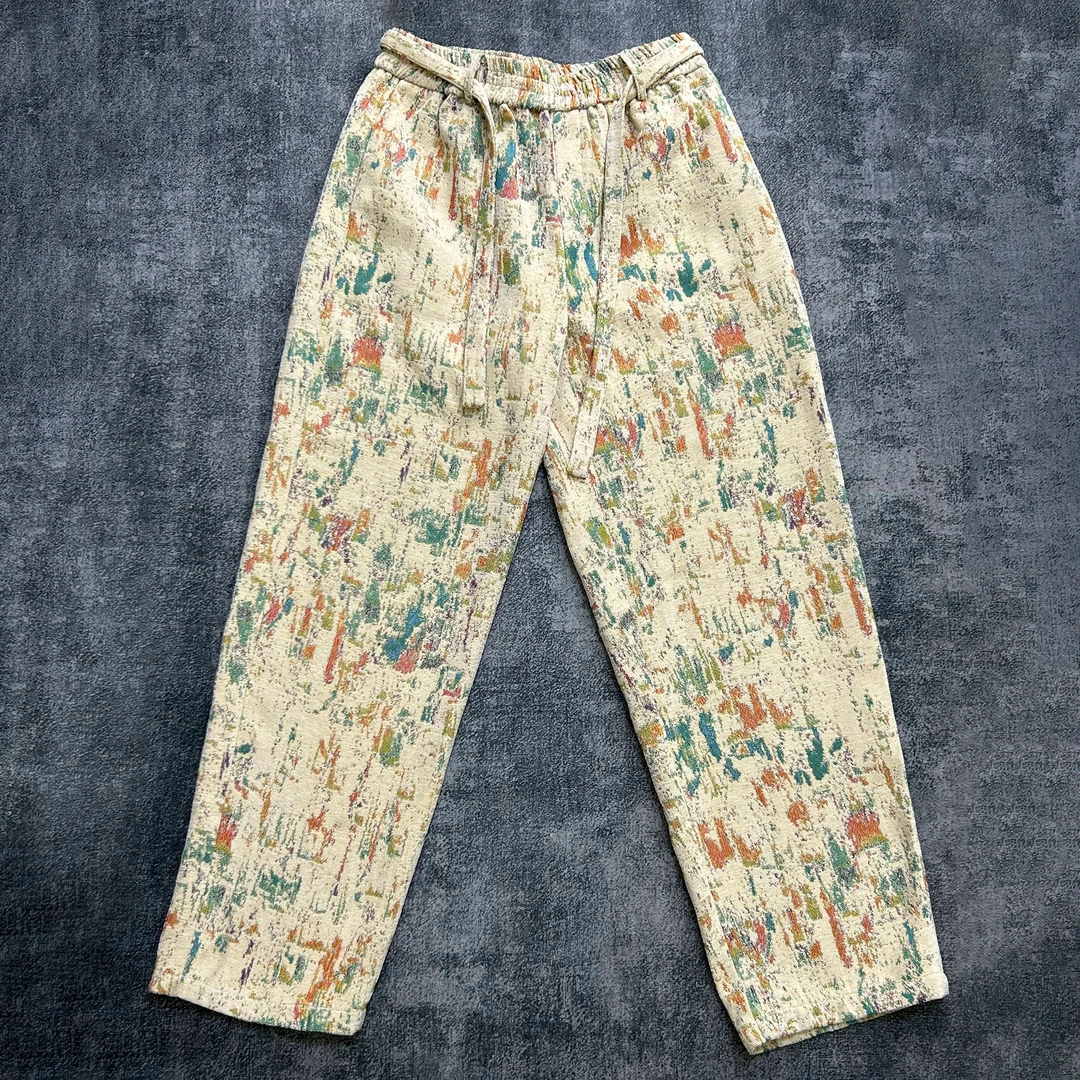 黑洞之眼第12季《调色盘》多巴胺色系必入软糯多种纱线挺廓有型长裤