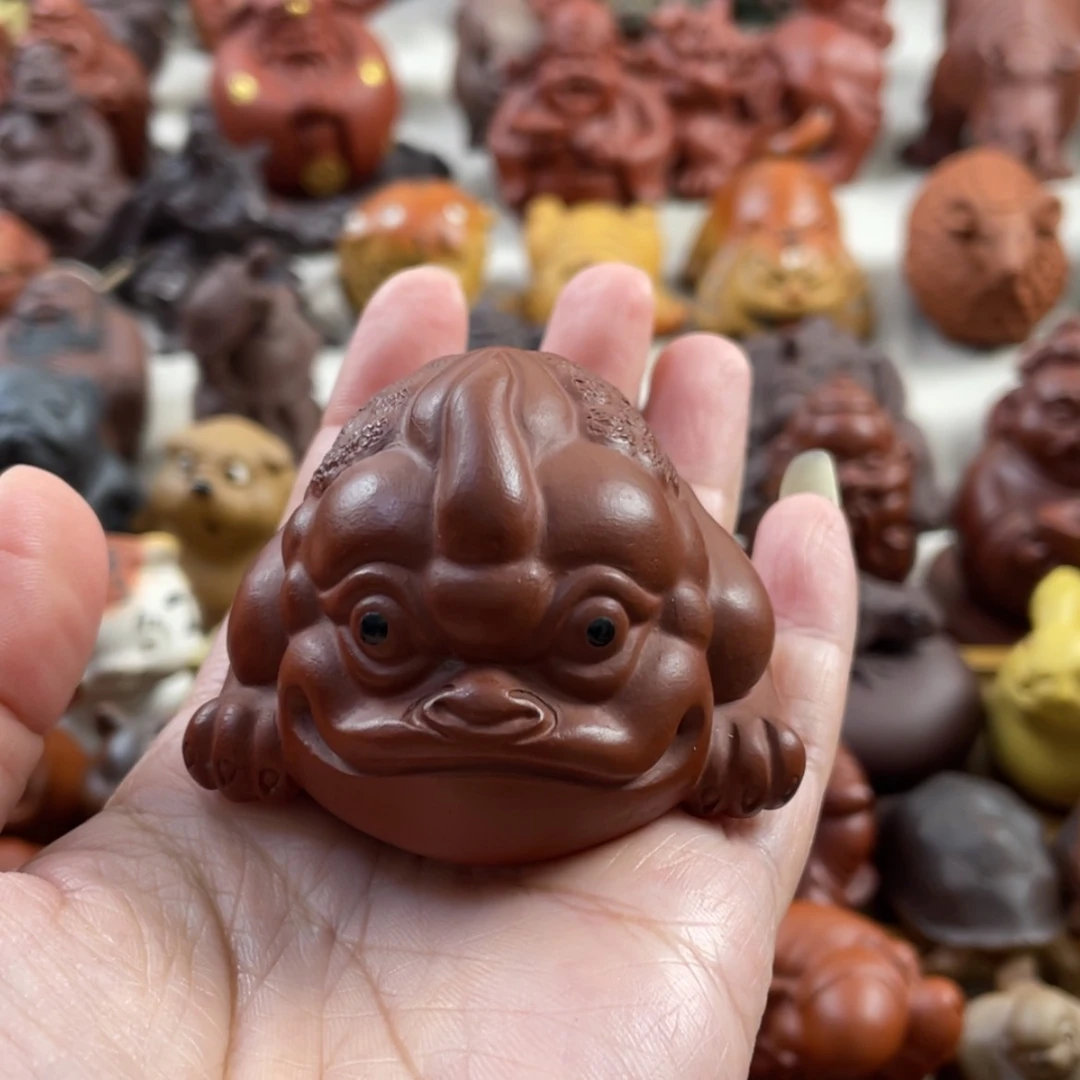 【闪购商品】紫砂茶宠紫砂金蟾