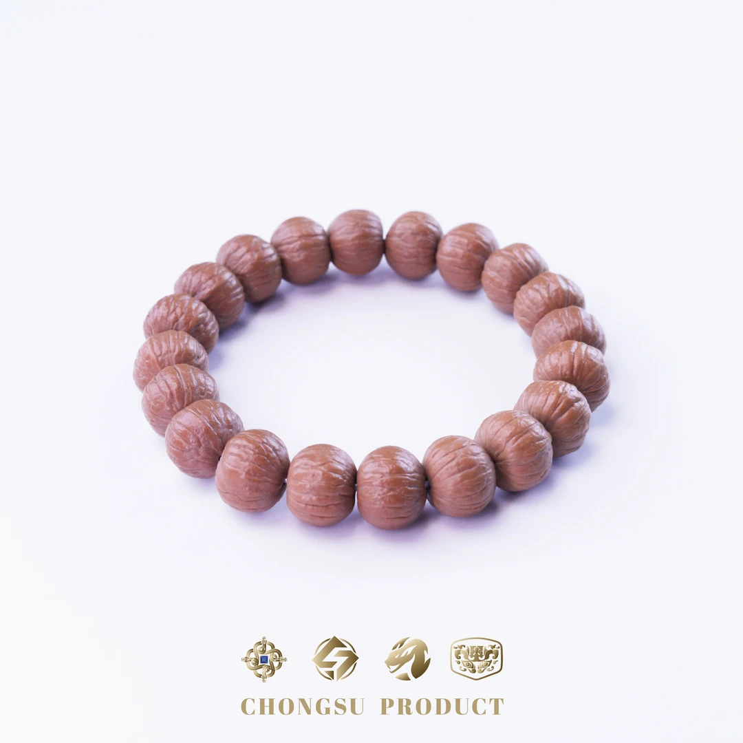重塑出品-【双鳍南瓜】全品猴头原皮核桃手串 手持（ 尺寸14+）