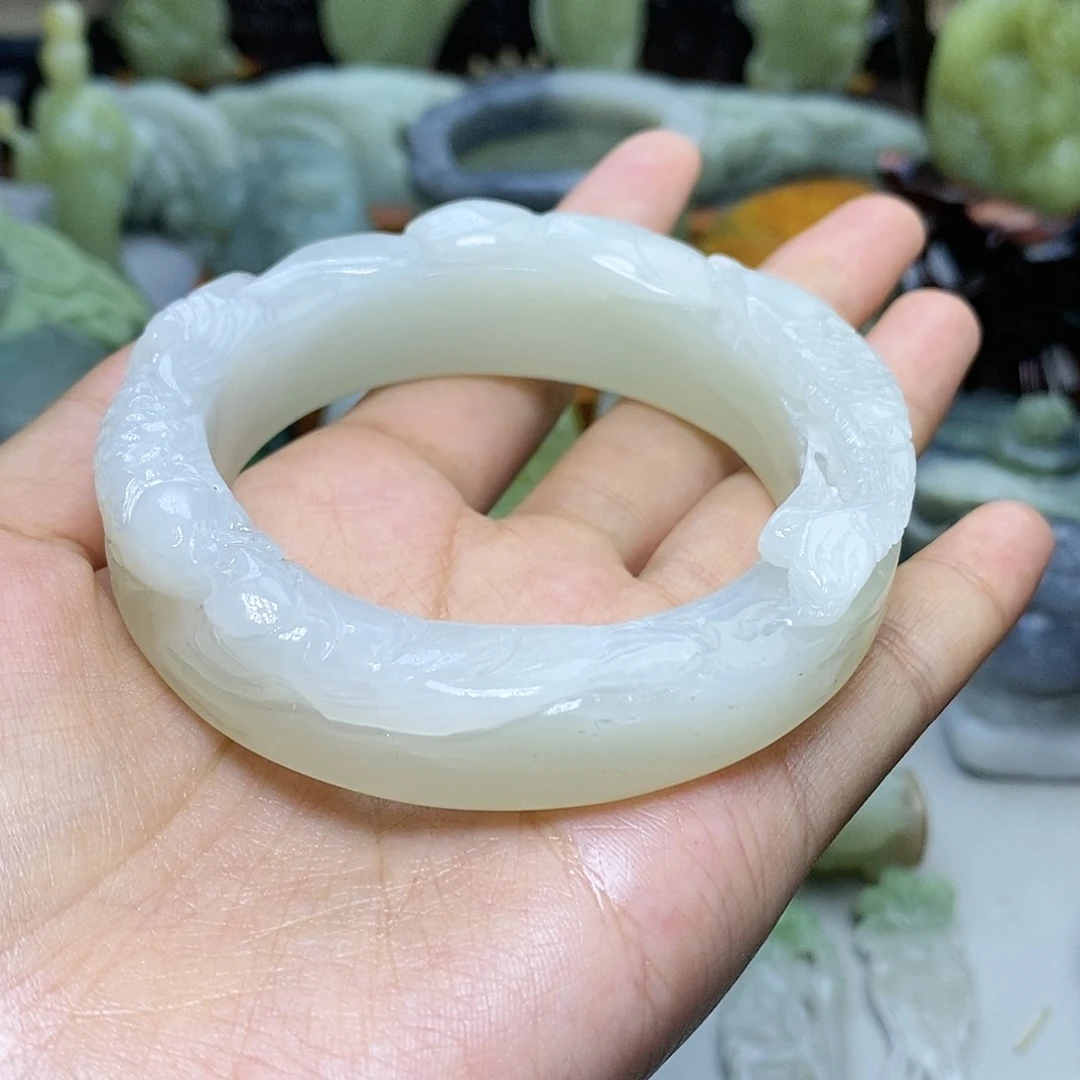 【闪购商品】和田玉未镶嵌颈饰九***暖