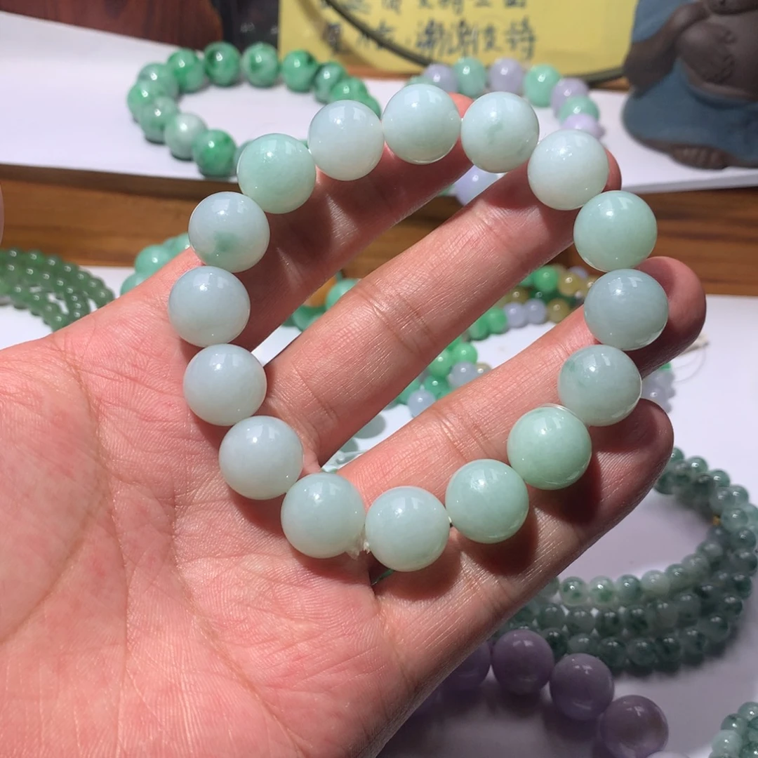 未镶嵌手链翡翠手串