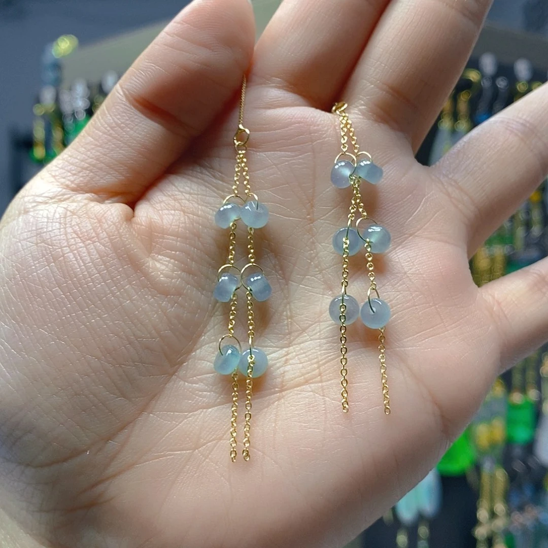 未镶嵌翡翠耳饰翡翠