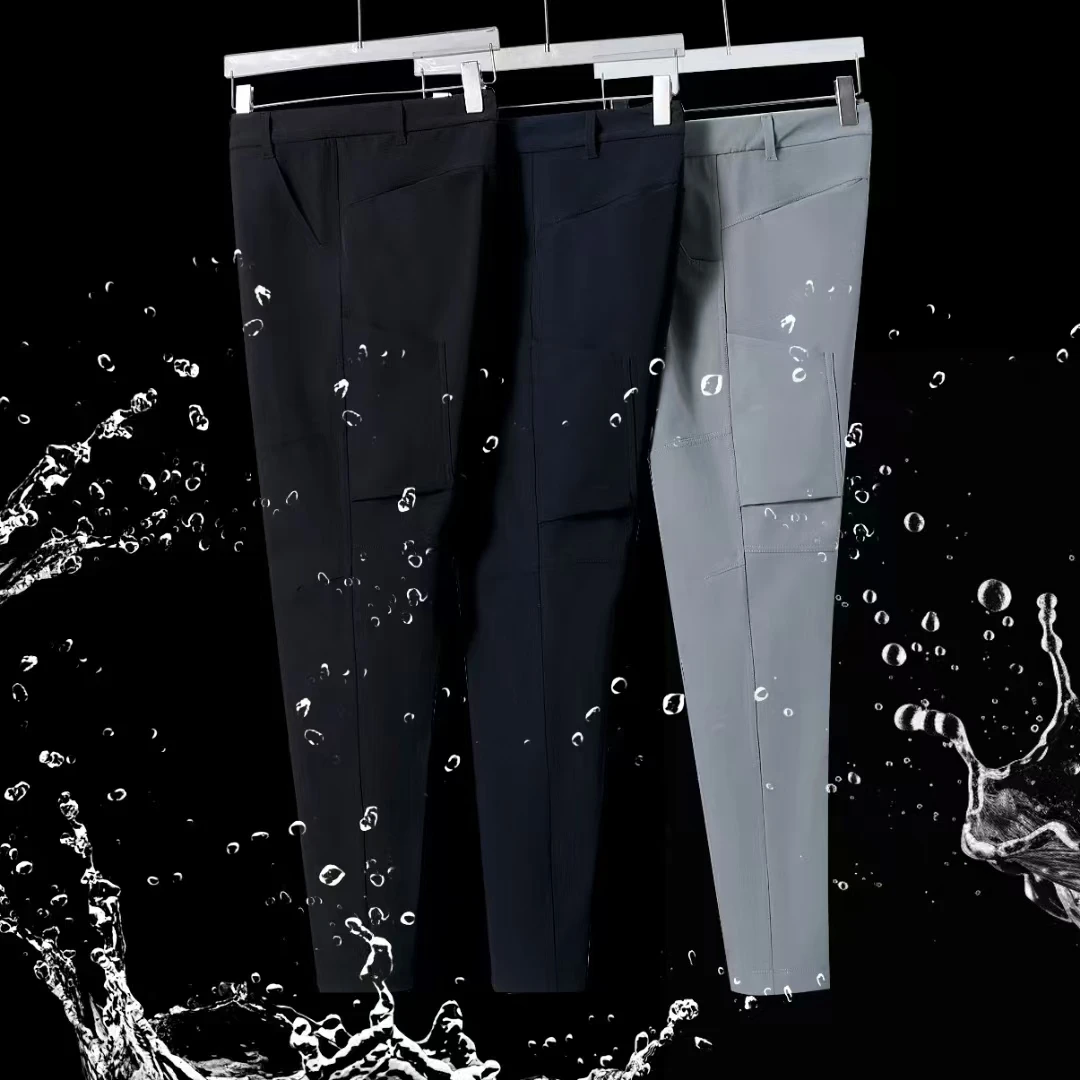 上身很赞！立体剪裁！户外机能风软壳加绒休闲裤8903