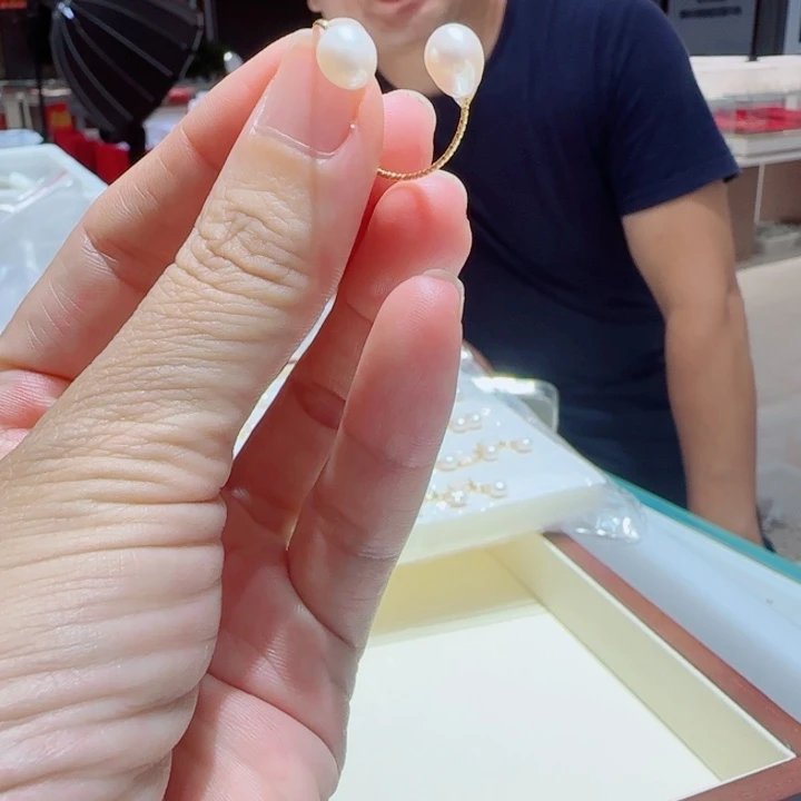 未镶嵌戒指淡水珍珠