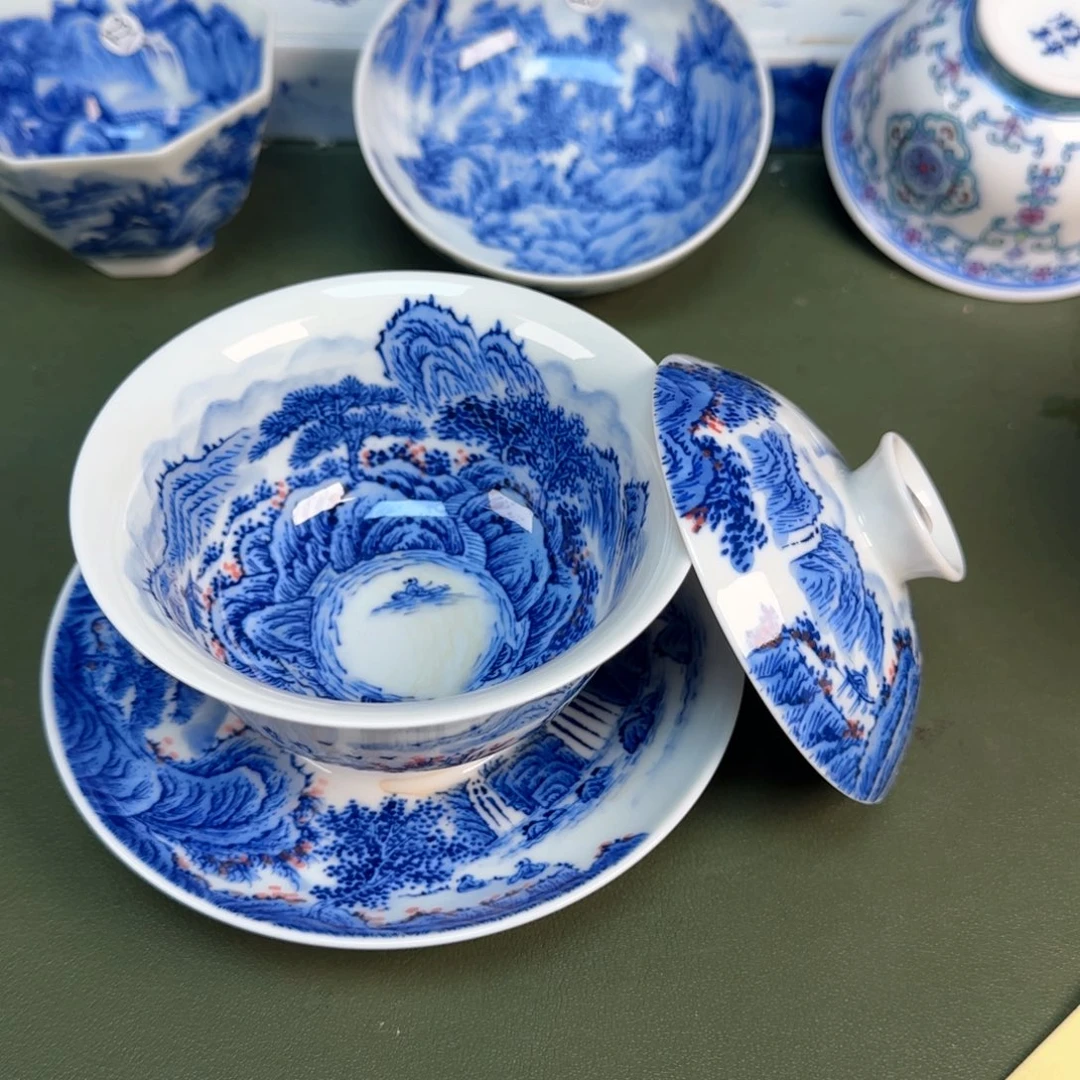 景德镇纯手绘茶具圆圆276
