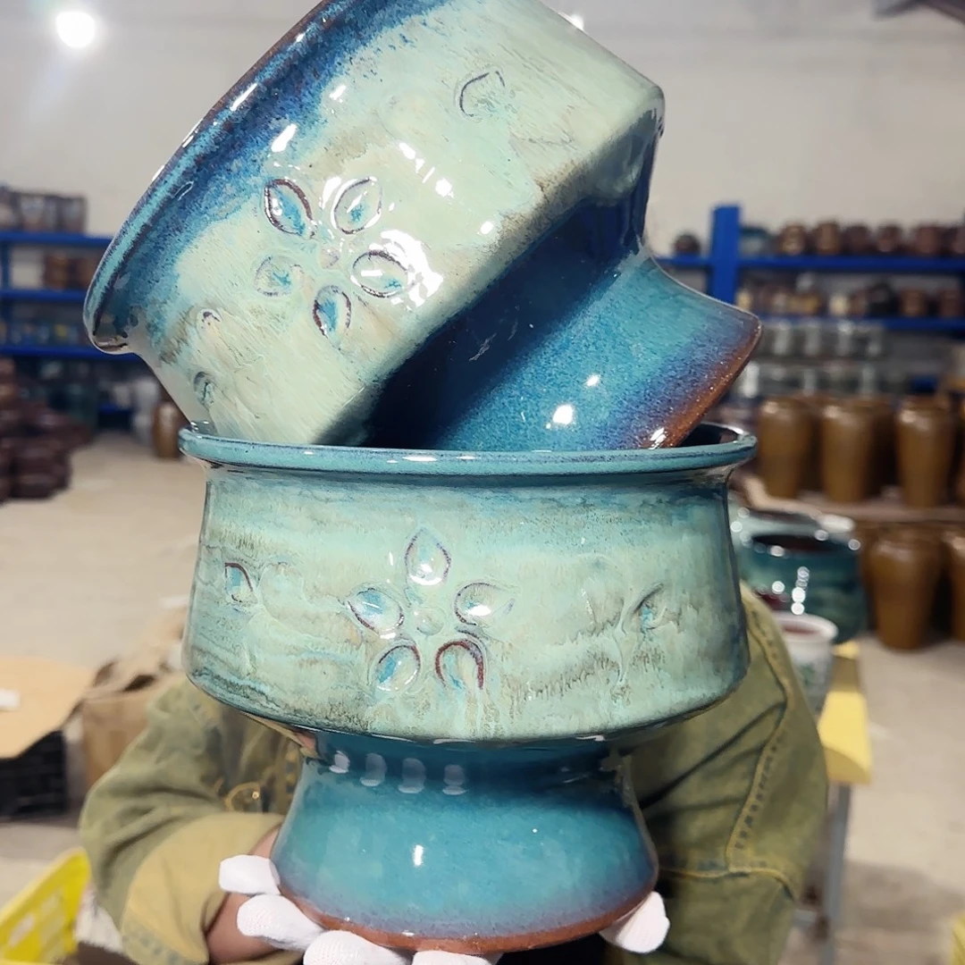 花盆紫砂高17口21