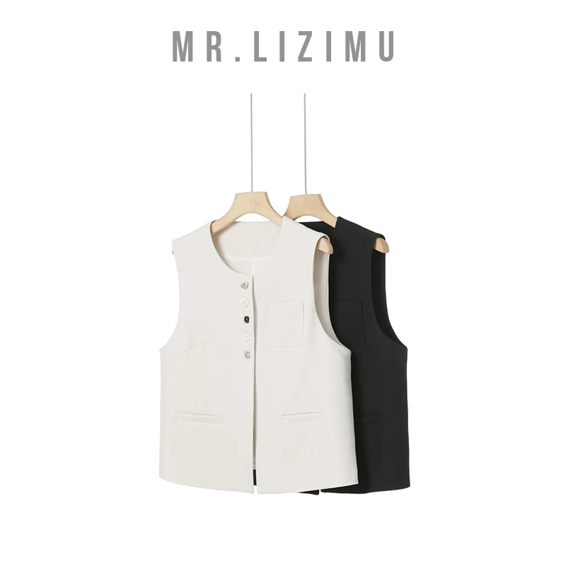 李子木先生马甲女款外穿高级感轻奢老钱风马夹千金清冷感贵系衣服