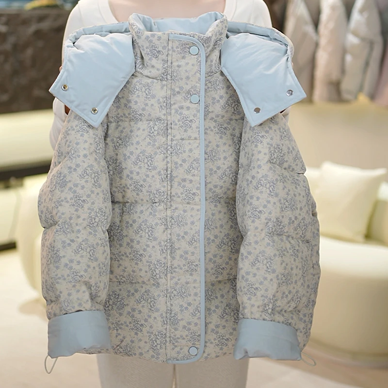 女童加厚棉服2025新款儿童冬装女孩洋气时尚棉衣MF-20312