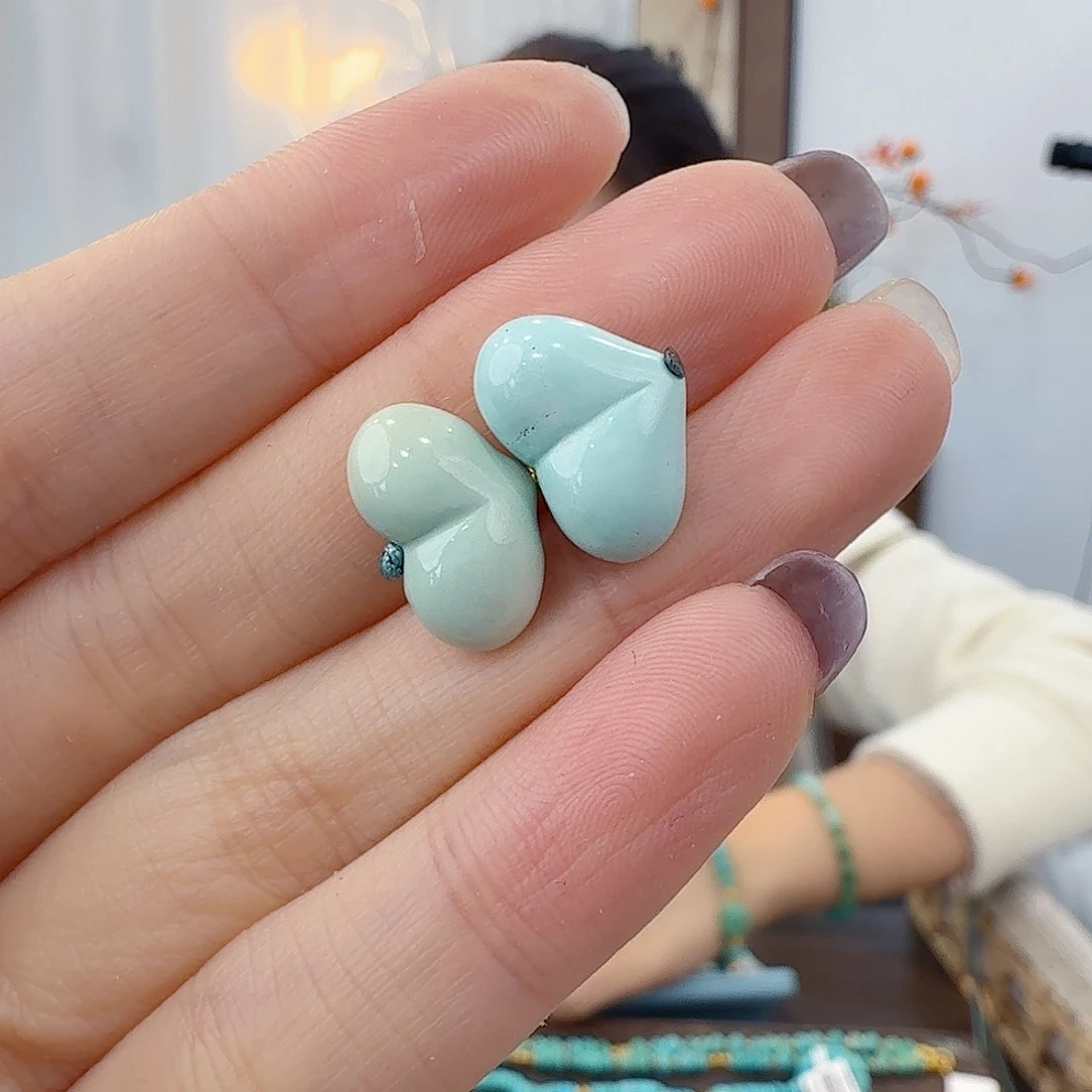 绿松石未镶嵌珠宝半成品