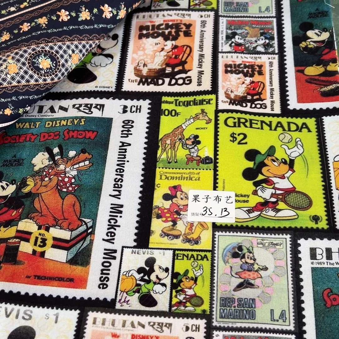 一米价纯棉平布1.1米宽果子布艺35