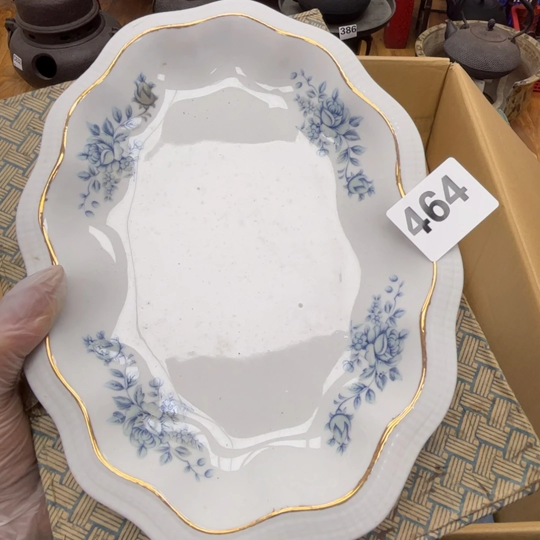 瓷片摆件工艺品摆件666