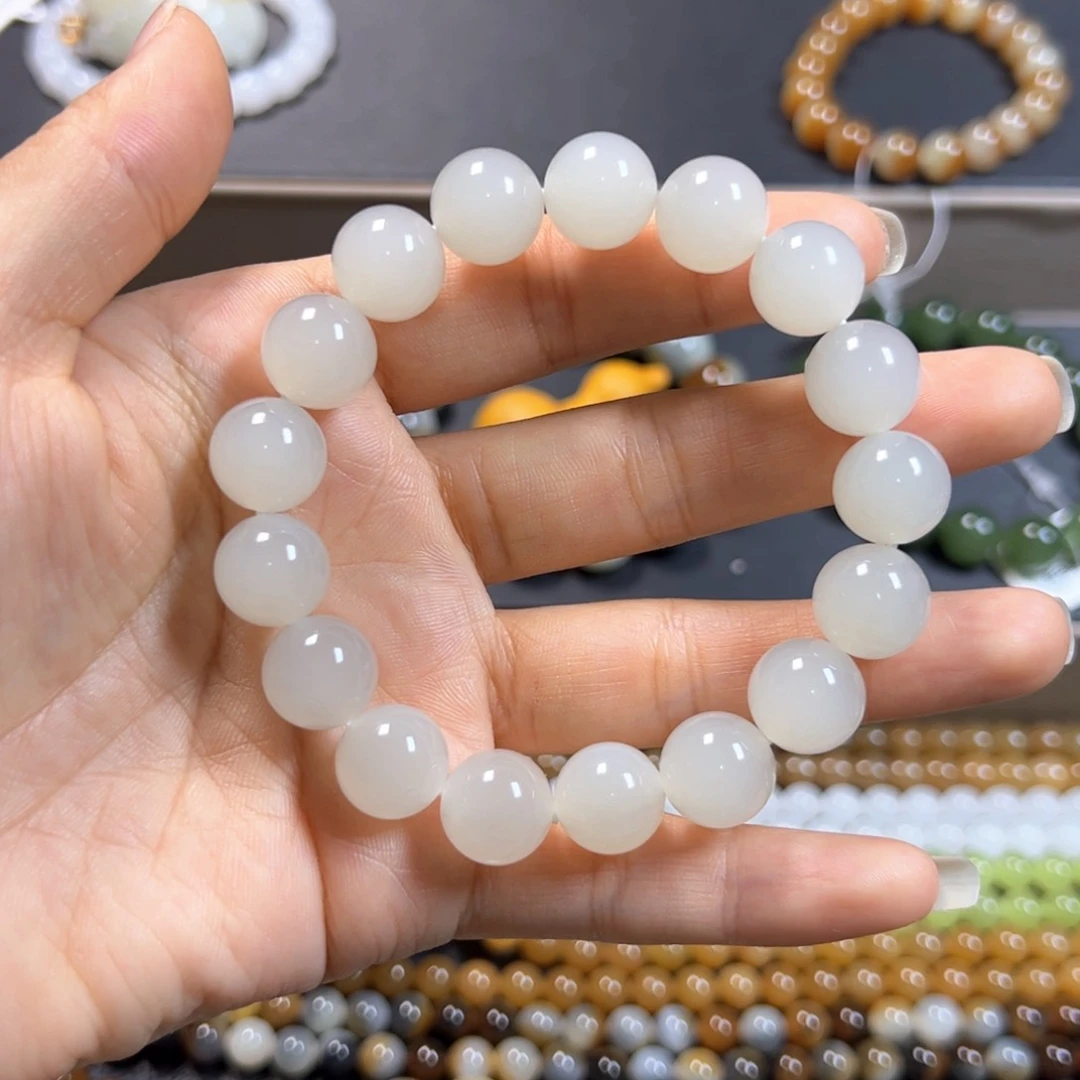 和田玉手链未镶嵌