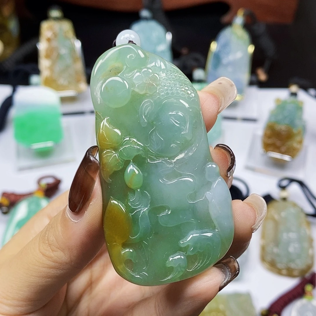 定制翡翠未镶嵌天然翡翠A货