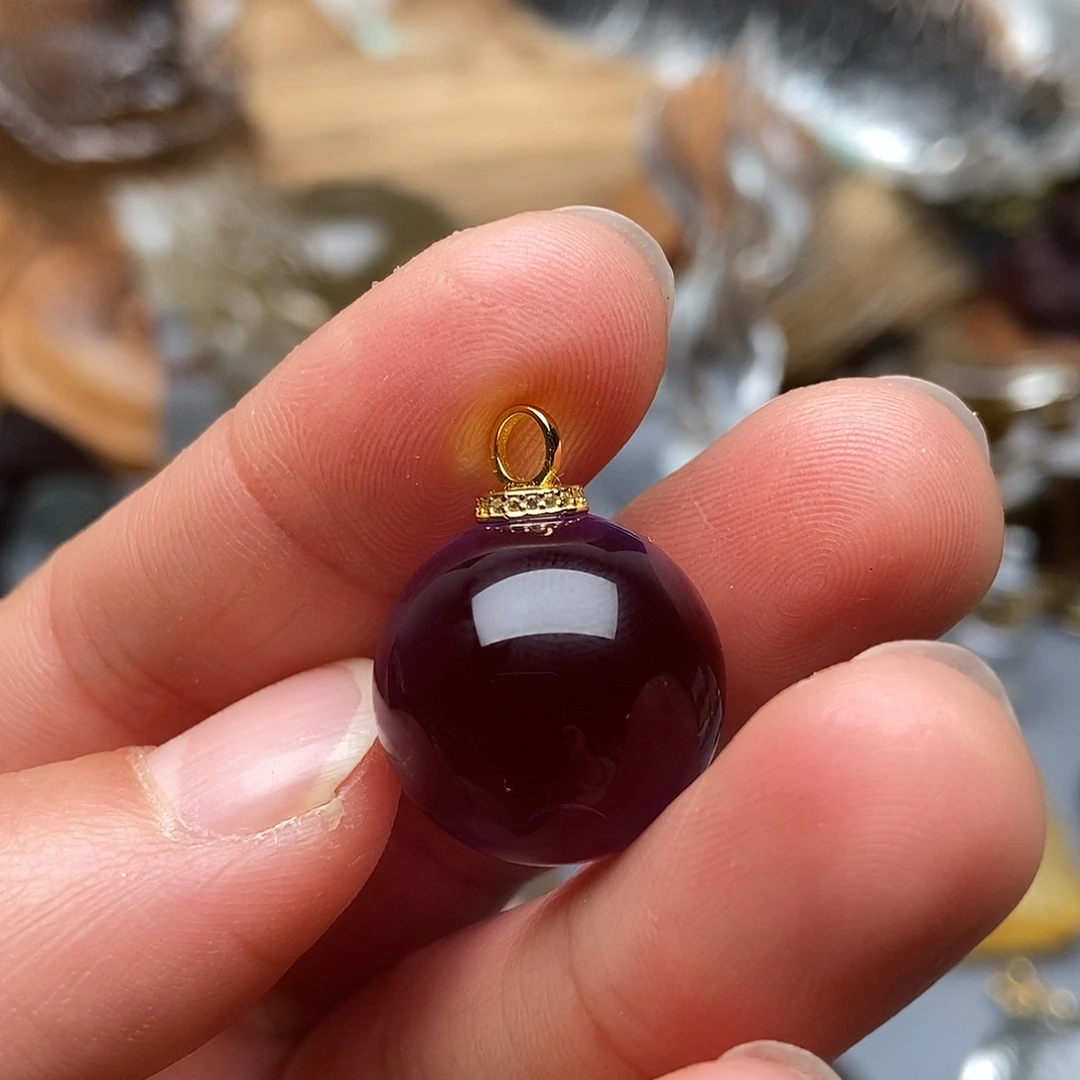 颈饰银S925镶嵌水晶吊坠