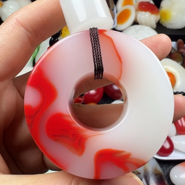 新疆戈壁五彩石金丝