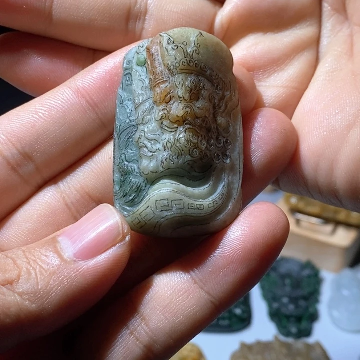 定制翡翠未镶嵌O****T缅甸A货翡翠定制挂件