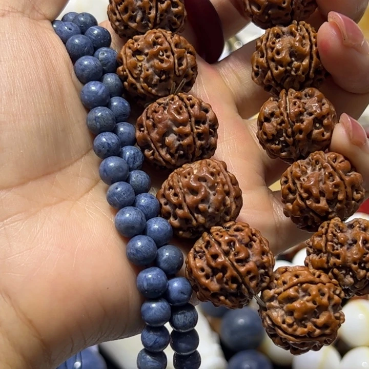 核桃手串/手链0.7蓝姑娘半成品