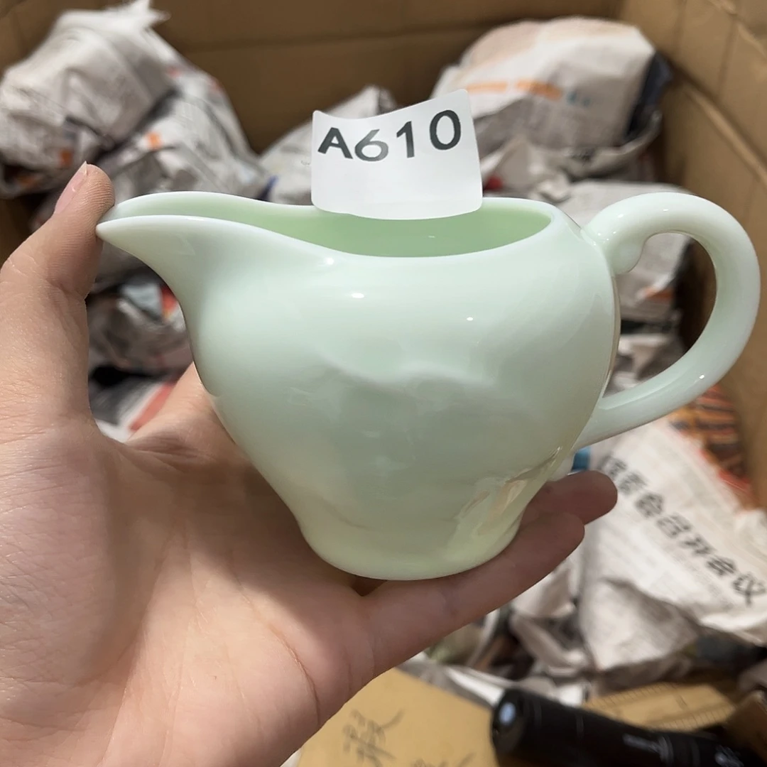 瓷片茶摆件工艺品摆件666