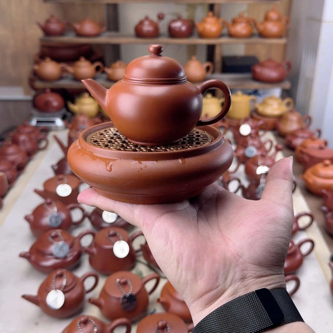 紫砂茶壶章锐华老师水平壶