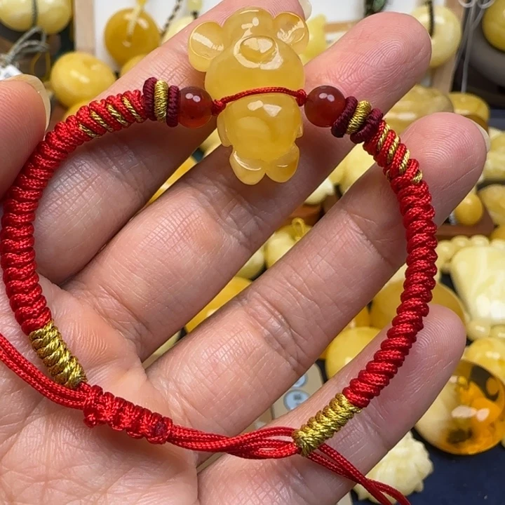 蜜蜡未镶嵌颈饰天然蜜蜡