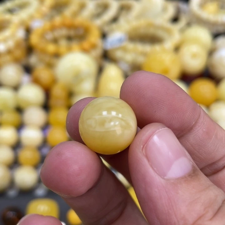 裸石蜜蜡未镶嵌14.3mm
