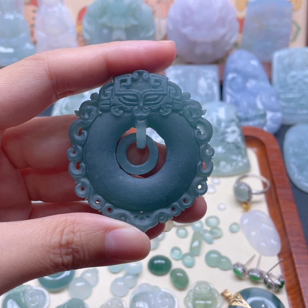 定制翡翠未镶嵌危料翡翠