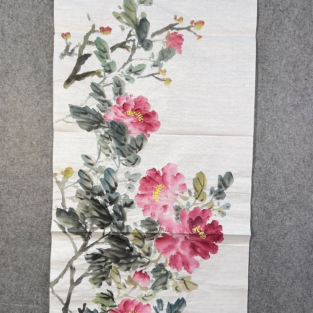 国画032 花鸟在此鸣叫的日子