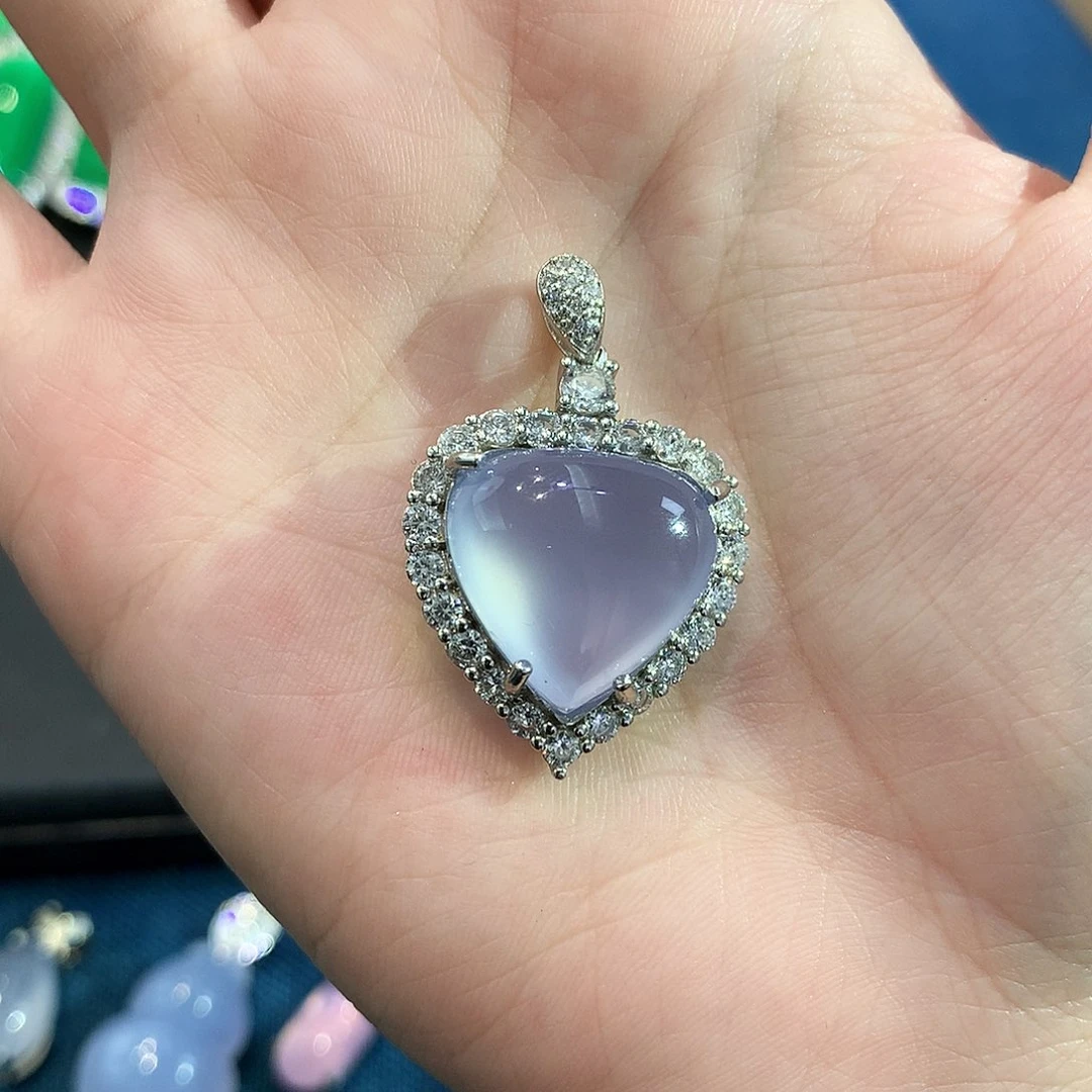 银S925镶嵌颈饰玛瑙/玉髓@****兔