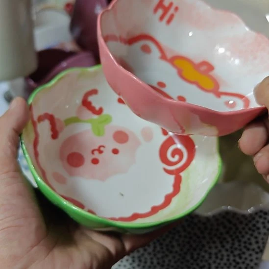 瓷片陶瓷杯碗盘微瑕介意慎拍