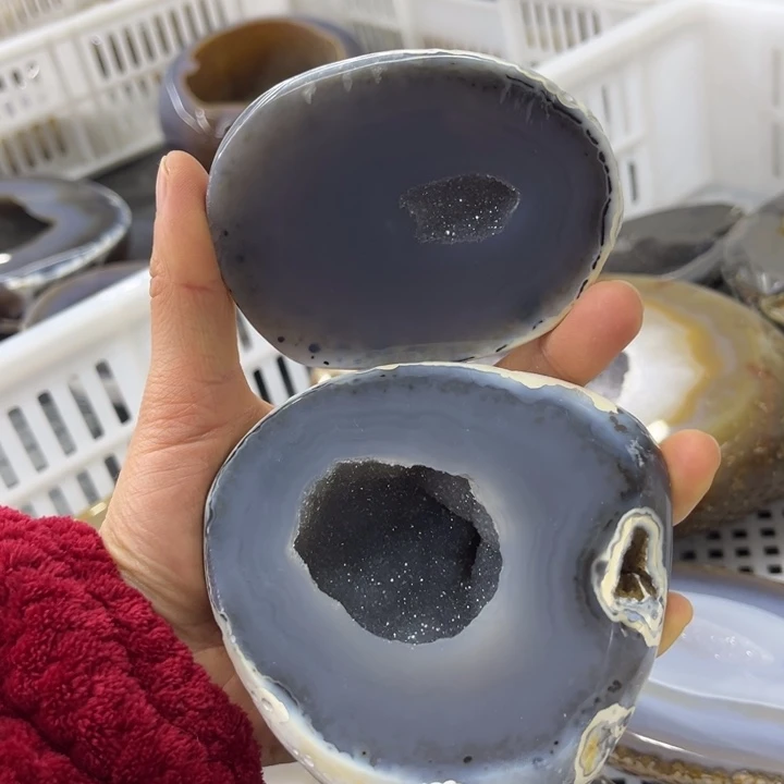 珠宝半成品水晶未镶嵌盆