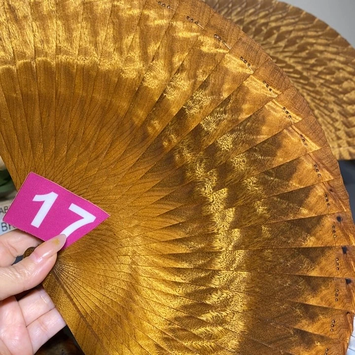 金丝楠巴*崩金丝楠木扇子