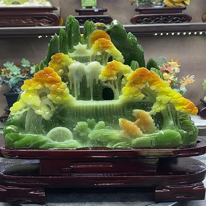 玉A***警玉石雕刻家居摆件