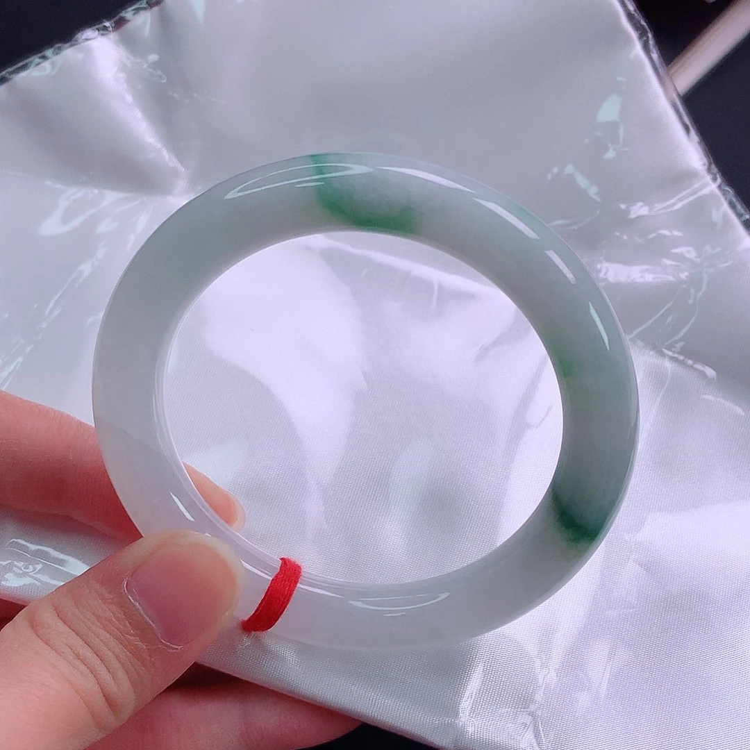 翡翠手镯未镶嵌54圆条