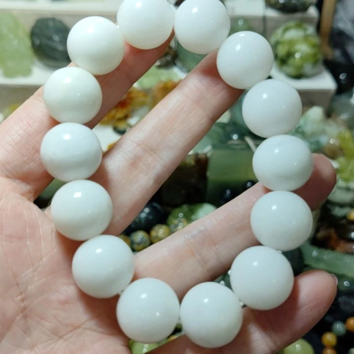 岫玉手串款式未镶嵌
