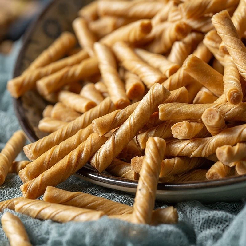 【豆筋丁】豆筋棍豆皮卷大豆素肉无盐粒增重凉拌炒菜火锅人造肉