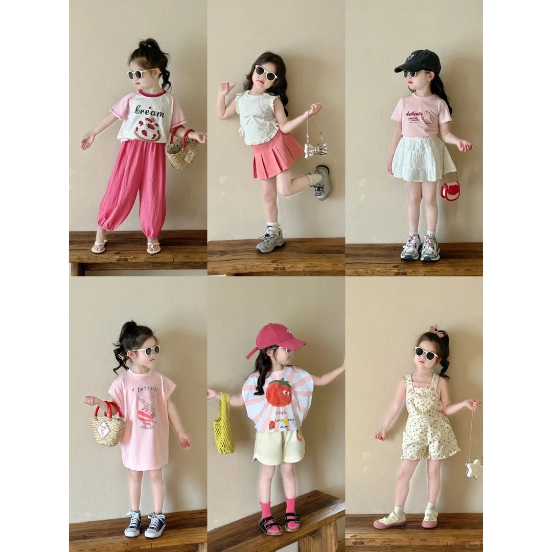 【4号链接】夏款公主裙【D601-D800】新款2025夏装小女孩连衣裙短裙