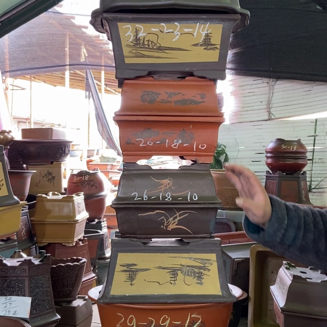 紫砂花盆紫砂紫砂