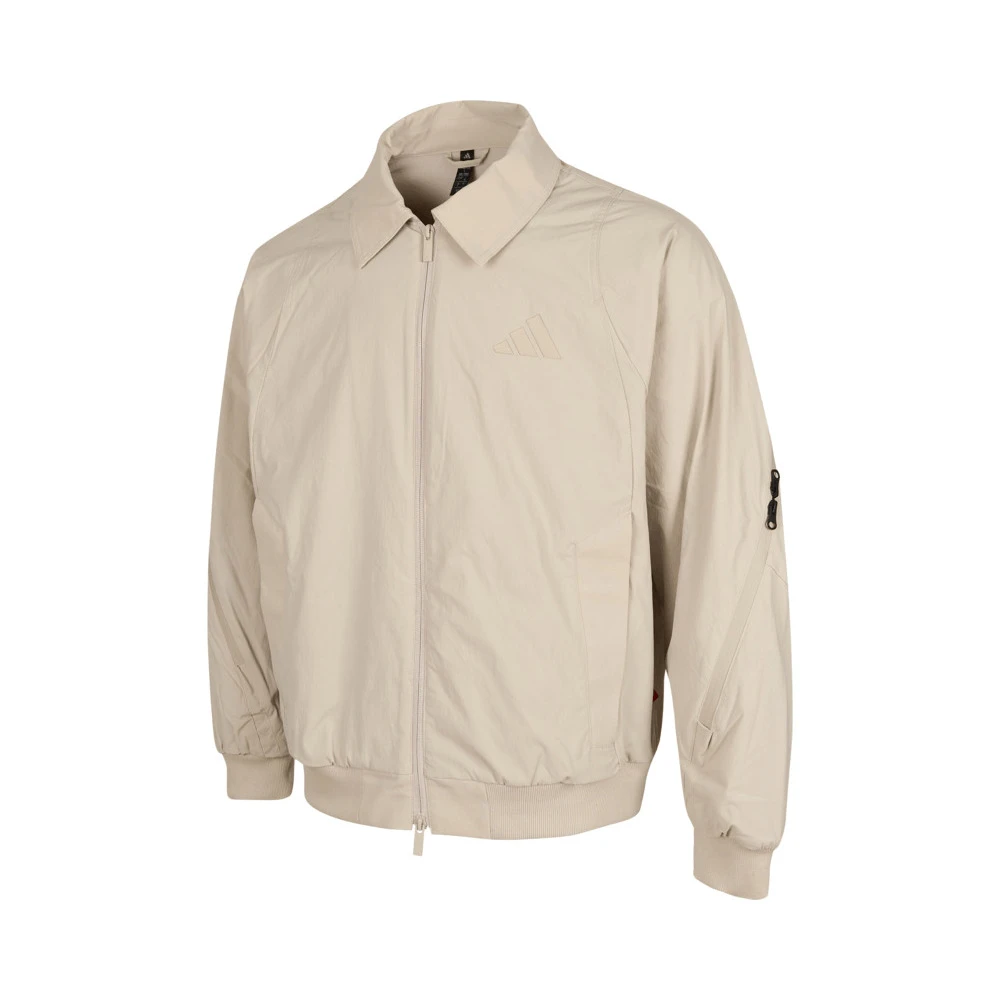 adidas阿迪达斯2025男子CM WV JKT舒适经典梭织无帽外套JZ4194