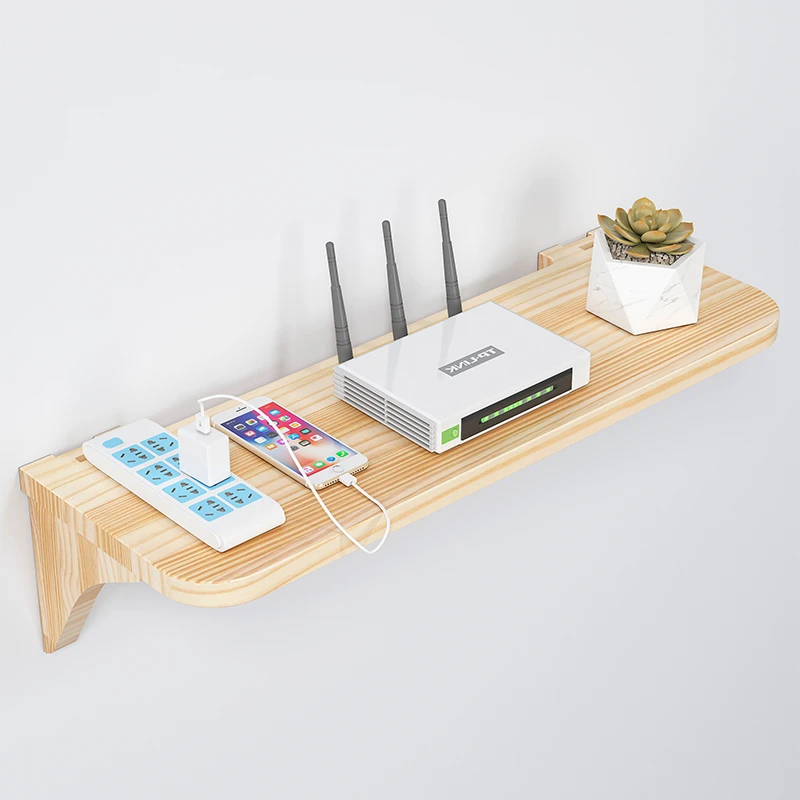 wf路由器交换机放置架机顶盒收纳盒墙上置物架壁挂式投影仪床头