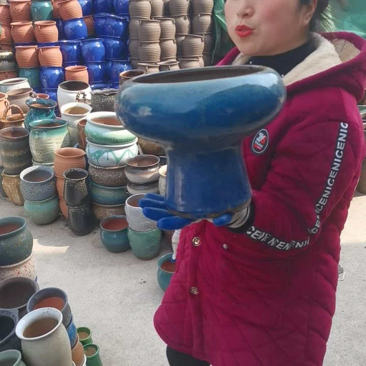 红陶口22高22瑕疵底裂