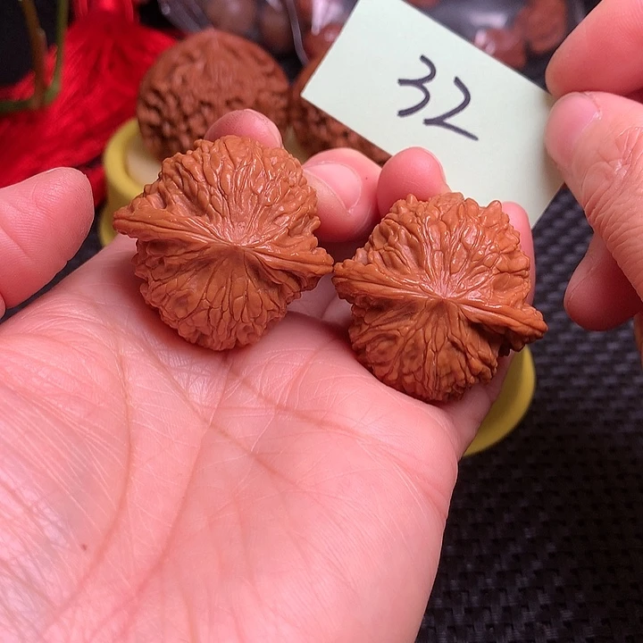 【闪购商品】把件文玩核桃36.6磨盘32