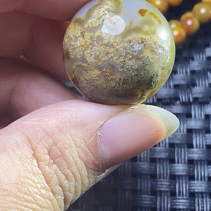 @***雪玛瑙/玉髓未镶嵌颈饰